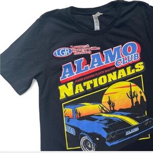 Ladies Graphic Tee Car Racing Size Small